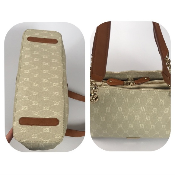 Franco Sarto Chain & Logo Handbag - Picture 4 of 8